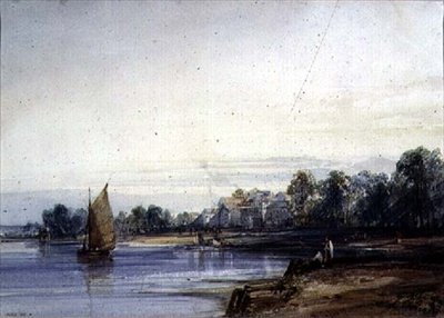 On the Thames by William Callow
